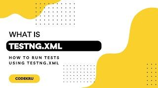 What is testng.xml file || How to run test cases using testng.xml