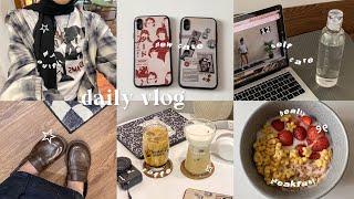 daily vlog: productive in 6AM, healthy breakfast, workout, cute cafe, buldak, y2k outfit ᐢ..ᐢ