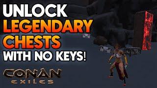 How to Open Legendary Chests Without Keys - Early Game Legendary Weapons Guide | Conan Exiles Tips