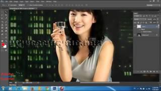 How to use Horizontal Type Mask Tool adobe photoshop videos  Adobe Photoshop CS6 Tutorial#45