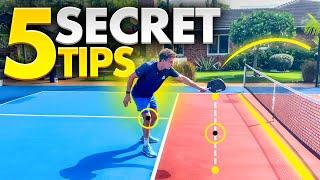 5 Secret Tips ALL 5.0 Level Players Use! (Level Up Your Pickleball Game)