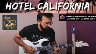 The Eagles - Hotel California solo (Cover by Guitarist Baba) 4K