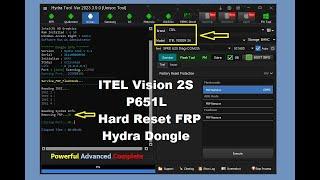 Itel Vision 2S P651L Hard Reset FRP Hydra Tool