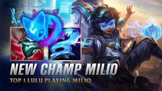 Wild Rift MILIO - New Champ Pulsefire Milio S14 Ranked Gameplay + Build