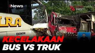 Kecelakaan Bus Vs Truk Terjadi di Jombang, Penumpang: Sopir Bus Super Cepat! #iNewsSiang 08/08