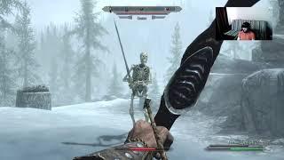 Skyrim стрим первый с камерой