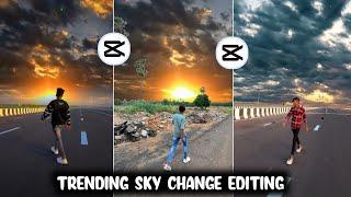 New Trending Sky Moving Reels Video Editing In Capcut | Sky Change Reels Video Editing In Capcut