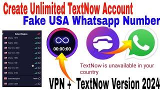  TextNow new update  All error TextNow is unavailable in your country problem solutions