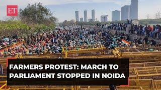Noida farmers protest: Hundreds marching towards Parliament stopped; traffic disrupted