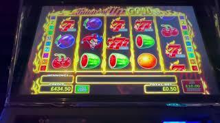 £500 VS 50p slots MAX STAKE CHALLENGE. Burn em up gold,mysteries of ra,gold fish reel action + more