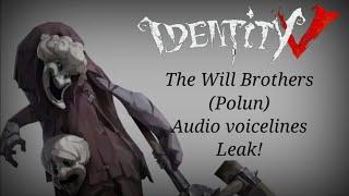 The Breaking Wheel (Polun) audio voicelines Leak! - Identity V