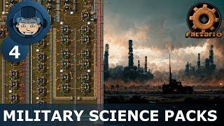 MILITARY SCIENCE PACKS - Step 4: Factorio Megabase (Step-By-Step)