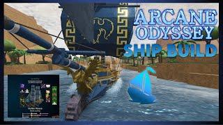 (Arcane Odyssey) New Nimbus Sea Ship Build! (New Ship Equipment and Guide)