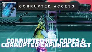 Corrupted Key Codes + Chest | Destiny 2 Season 14