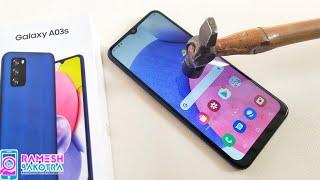 Samsung Galaxy A03s Screen Scratch Test