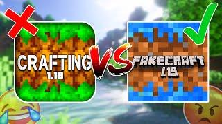 Crafting and Building 1.19 VS FAKE Minecraft PE 1.19 (Which one is Better?)