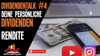 Dividendentalk #4 Deine persönliche Dividendenrendite