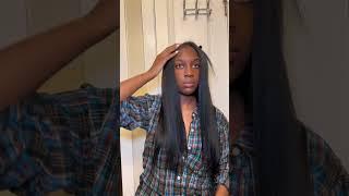 Seamless Clip In Hair Extension Review with Court