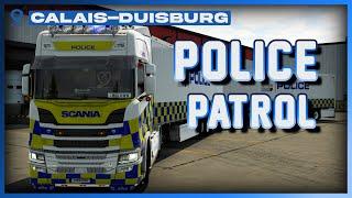 This POLICE Truck is Patrolling Calais Duisburg | TruckersMP