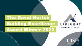 The David Norton Building Excellence Award Winner 2023