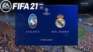 FIFA 21 | Atalanta Vs Real Madrid | Round of 16 | UEFA Champions League 2020/21 | Gameplay HD