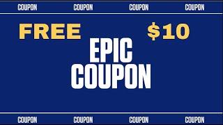 HOW to Claim FREE $10 Epic Games COUPON! (Rocket League FTP REWARDS)