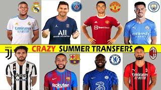 50 BEST CONFIRMED TRANSFERS NEWS SUMMER 2021  FT I CR7, Messi, Mbappe, Lukaku,Dzeko…  ect  