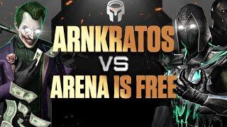 THE FIGHT OF THE CENTURY! ARENA IS FREE VS ARNKRATOS! - Mortal Kombat 11