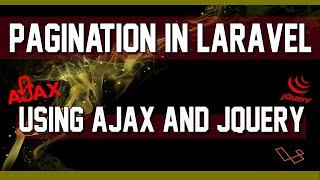 Pagination in Laravel using Ajax and Jquery