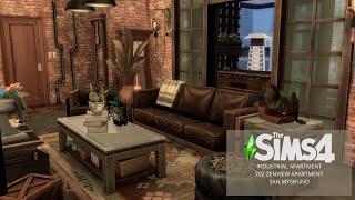 Industrial Apartment | 702 Zenview | San Myshuno | The Sims 4 | Stop Motion | No CC