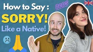 How To Apologise in English- Like a Native!