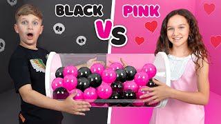 Pink vs Black Challenge. What Color is Better