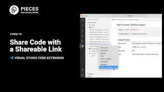 Power Tip: Share Code with a Shareable Link | Visual Studio Code Extension