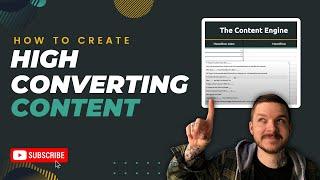 How to Create High Converting Content in Minutes - Secret Framework