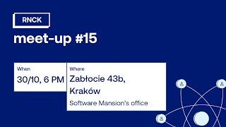 React Native Community Kraków | Meet-up #15