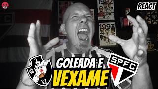 REACT! VEXAME E GOLEADA EM SÃO JANUÁRIO | VASCO 4 x 1 SÃO PAULO | BRASILEIRÃO 2024