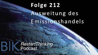 RestartThinking-Podcast Folge 212 - Ausweitung des Emissionshandels