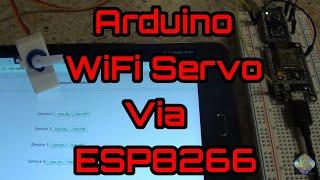 Arduino Wifi Servo Control with NodeMCU (Code in Description)