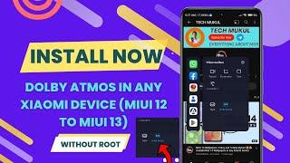 Install Dolby Atmos Now in any Xiaomi Device without root  | Redmi 9 Power, Note 8/9/10/11/12 