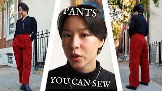 Making the Olive Pants | Pleated Trouser Sewing Tutorial