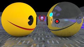 Pacman vs Cyborg-Pac