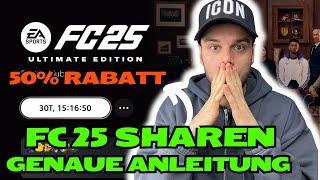 EA FC 25 SHAREN? SO EINFACH GEHTS!  TUTORIAL - DEUTSCH