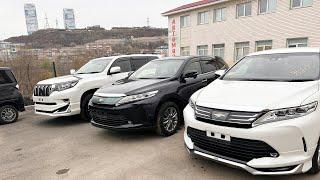 Первые санкционные авто из Японии!Toyota Harrier!Toyota Prado!Toyota Hiace!Зеленый угол!