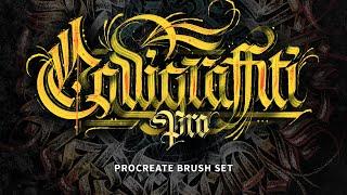 Calligraffiti Pro Procreate Brush Set Demo