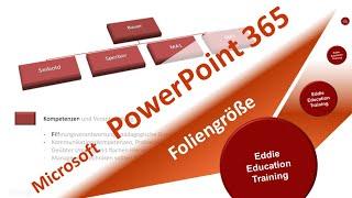 Foliengröße einstellen in PowerPoint 365 von Eddie ⁂ Education Training