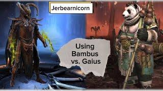 Bambus Fourleaf: Passive Countering Gaius - Raid Shadow Legends