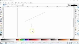 Inkscape - Draw a Straight Line