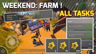 WEEKEND FARM | ALL TASKS ! Last Day On Earth Survival