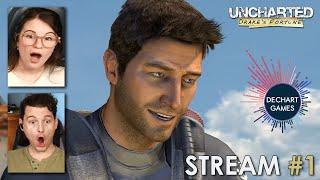 #1 Uncharted: Drake's Fortune BEGINS! w/ Bryan & Amelia of Dechart Games