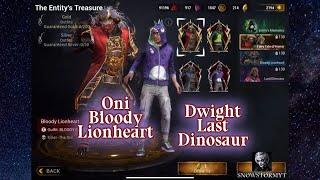 Oni Bloody Lionheart & Dwight Last Dinosaur Gacha | Dead by Daylight Mobile